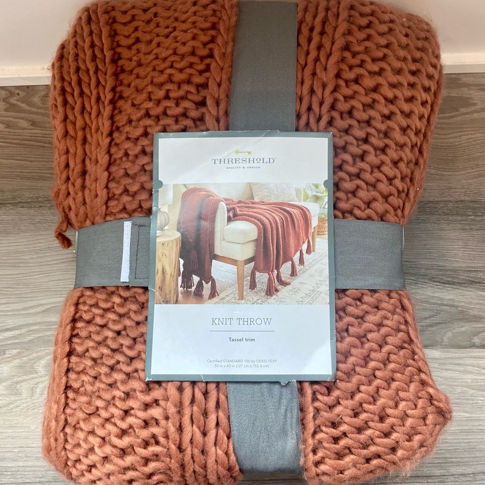 COPY - Threshold Knit Blanket NEW
